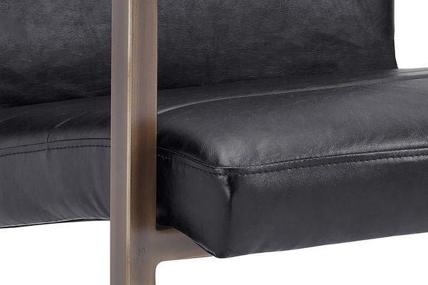 JAFAR ARMCHAIR - VINTAGE BLACK