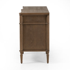 Toulouse 6 Drawer Dresser In Toasted Oak