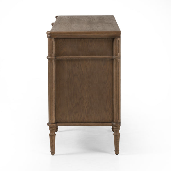 Toulouse 6 Drawer Dresser In Toasted Oak
