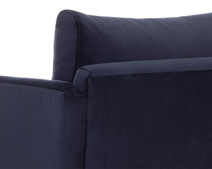 GEORGIE SWIVEL LOUNGE CHAIR - ABBINGTON NAVY