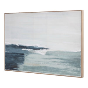 Shoreline Framed Painting - Multicolor