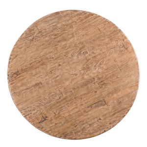 San Rafael 72" Round Dining Table Antique Oak