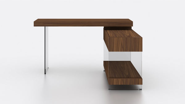 Tayla Desk White High Gloss