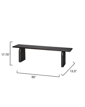 Arc Mango Wood Bench