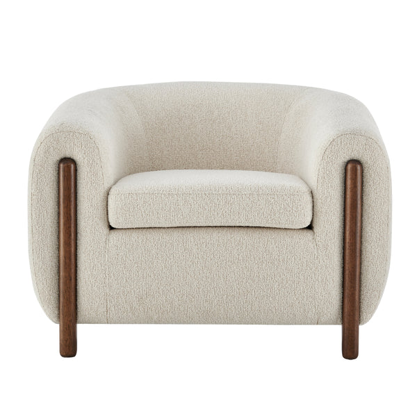 Cordelia Fabric Accent Arm Chair, Palladian Beige