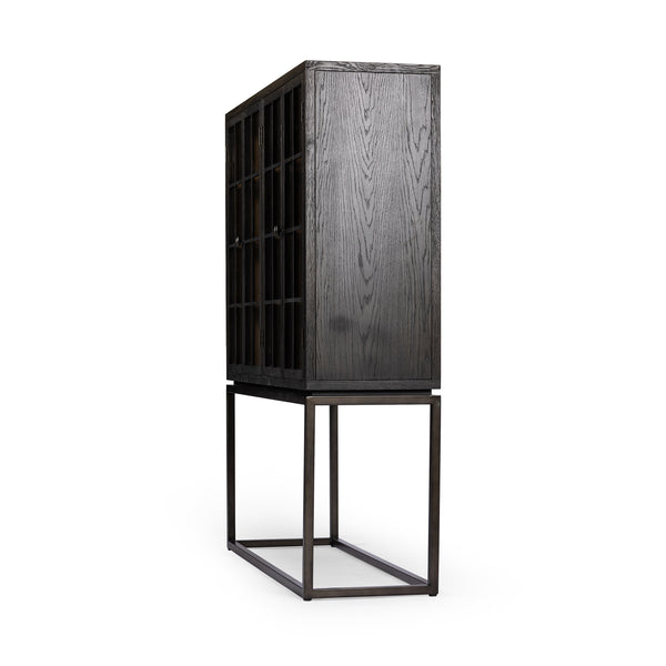 Palmer Cabinet in Charcoal Oak Veneer