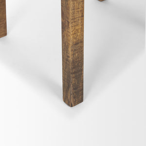 Rosie Large Brown Wood End Table