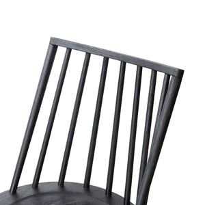 Lewis Swivel Counter Stool in Black Oak