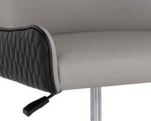 GIANNI OFFICE CHAIR - DILLON STRATUS / DILLON BLACK