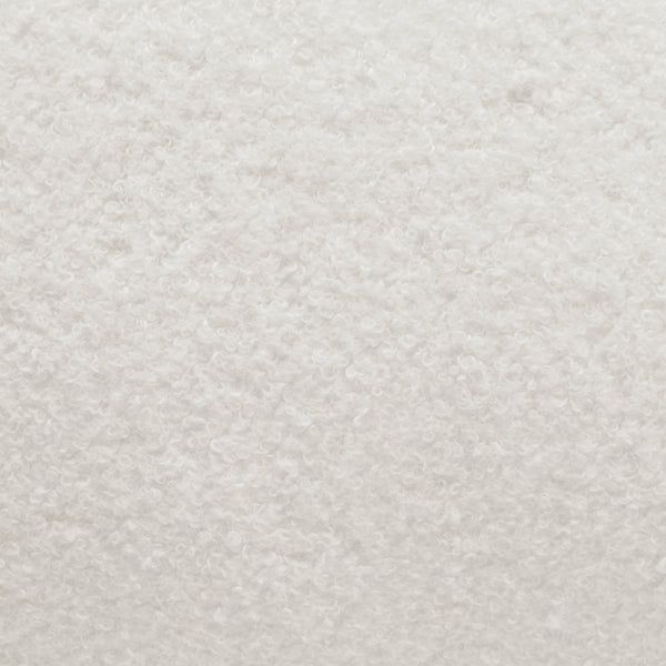 Maisie Faux Shearling Accent Arm Chair, Wilmont White