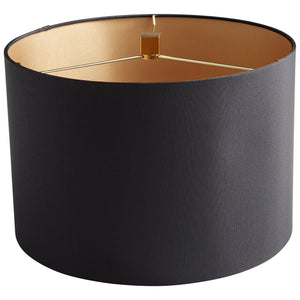 Rendezvous Table Lamp in Black and Frosted