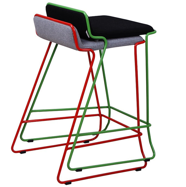 bleeker bar stool in wool