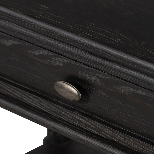 Toulouse Nightstand In Distressed Black