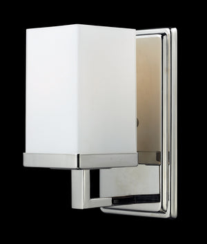 Tidal 1 Light Vanity in Chrome Finish