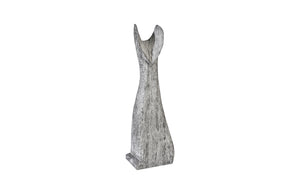 Cat Sculpture, Grey Stone, Small