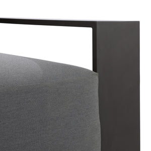 Branford Outdoor Metal Chair - Arashi Graphite
