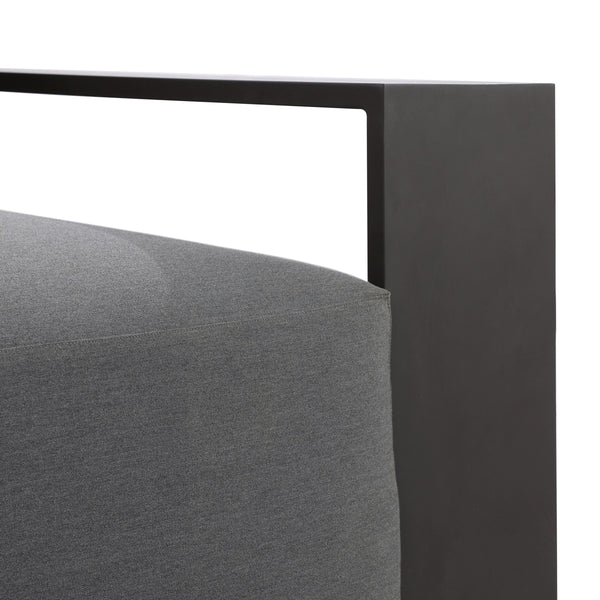 Branford Outdoor Metal Chair - Arashi Graphite