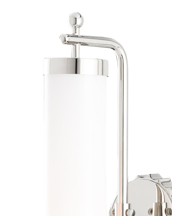Latimer Nickel Wall Sconce In Polished Nickel
