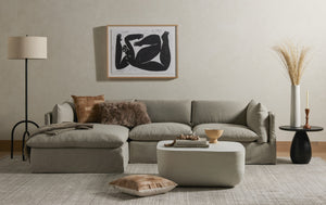 Basil Square Outdoor Coffee Table In White