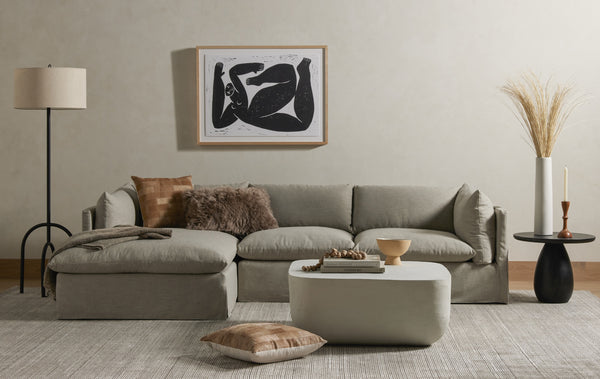 Basil Square Outdoor Coffee Table In White