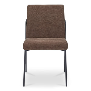 Moe's Danny Dining Chair Set of Two, Dark Brown