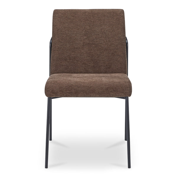 Moe's Danny Dining Chair Set of Two, Dark Brown