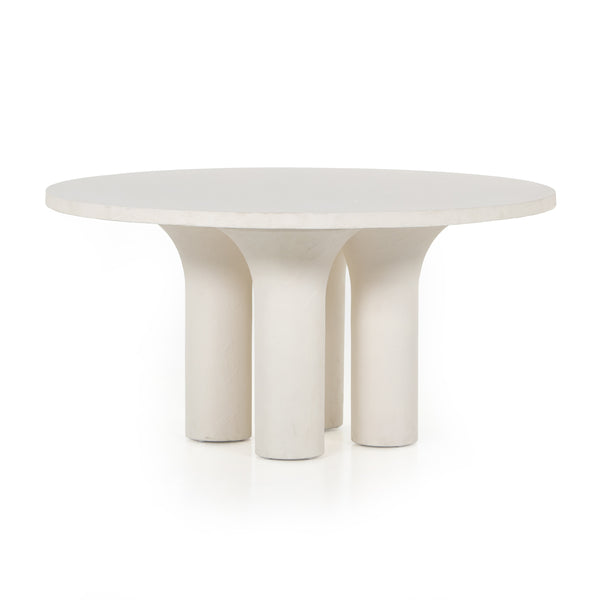 Parra Dining Table In Plaster Molded Concrete