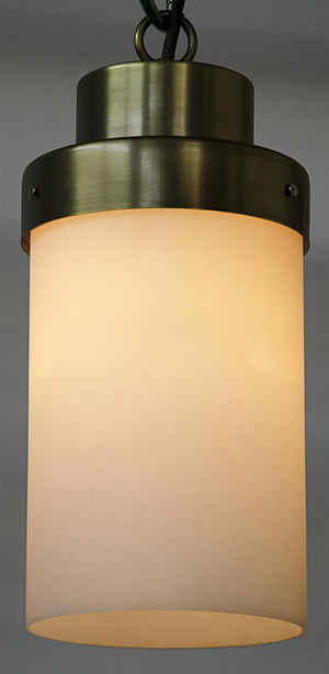 Eleonore Pendant, Steel with Brass Finish