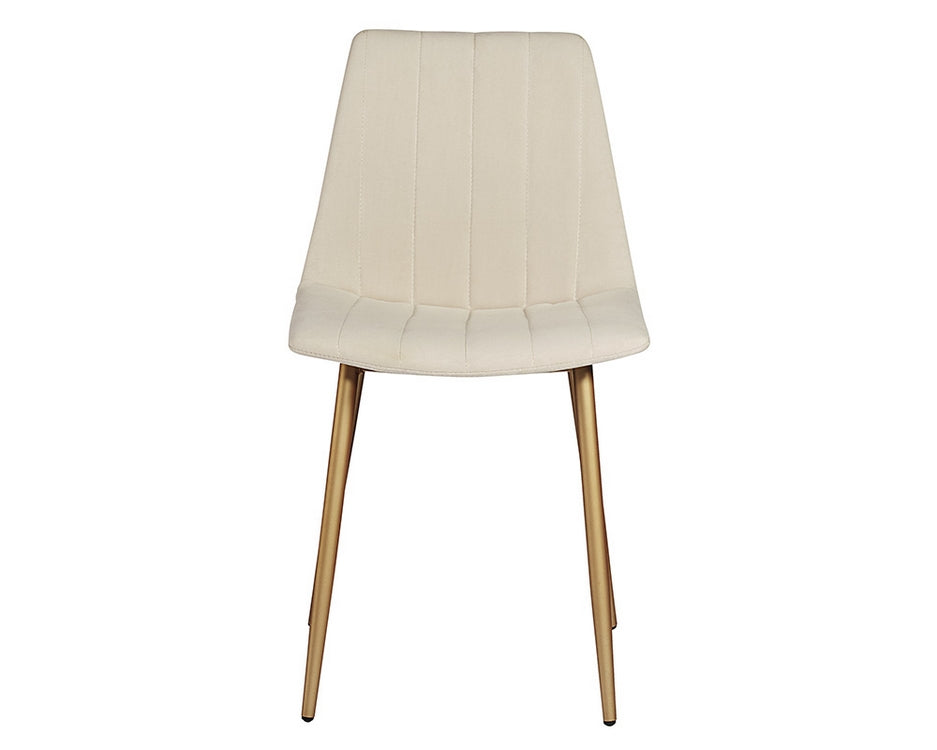 Drew Dining Chair - Champagne Gold - Antonio Linen