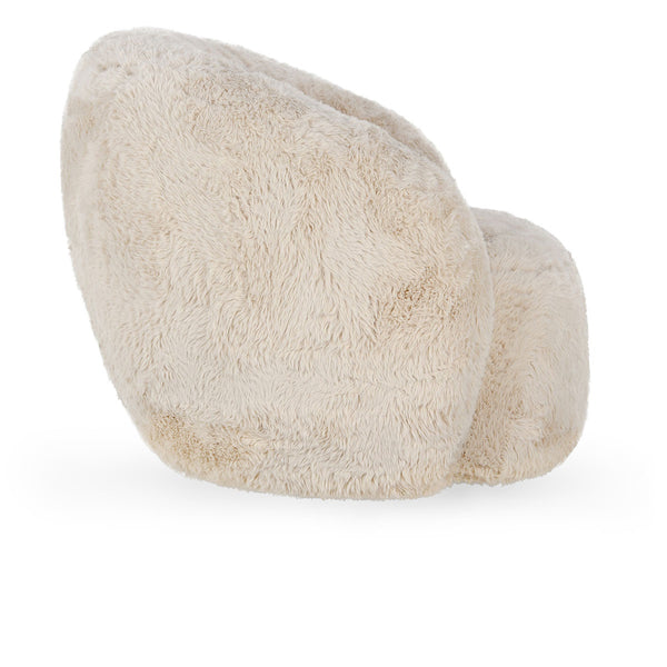 Adley Plush Swivel Chair in Sand or Vanilla