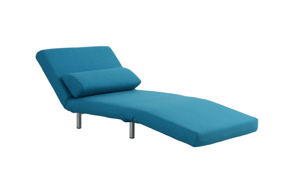 Jaidan Chair Bed in Teal Fabric