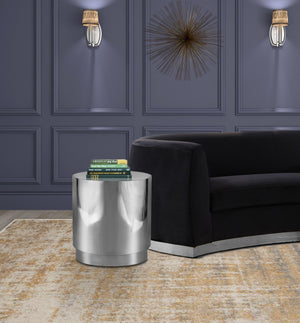 Stephen End Table In Silver