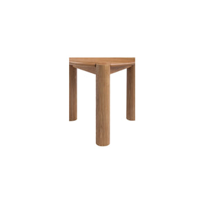 Jack Side Table Brushed Natural Oak with Column Legs