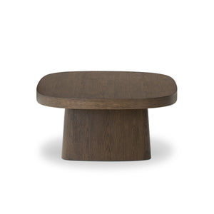 Valen Coffee Table - Rustic Brown Oak Veneer