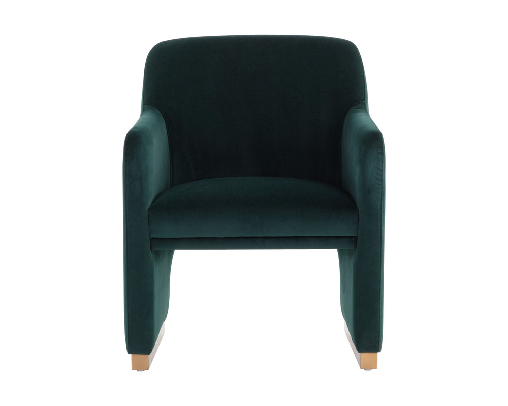 JAIME DINING ARMCHAIR - MEG DARK EMERALD