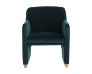 JAIME DINING ARMCHAIR - MEG DARK EMERALD