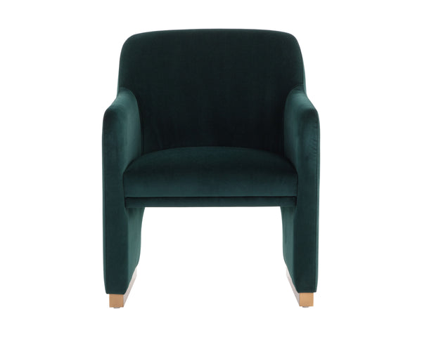 JAIME DINING ARMCHAIR - MEG DARK EMERALD