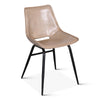 Essex 18" Leather Dining Chair, Dusty Tan