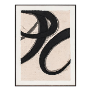 Moe's Poet Framed Abstract Painting