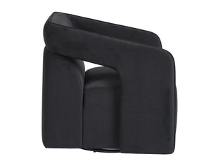 Kendrick Swivel Chair - Abbington Black