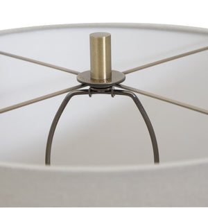 Monacan Gray Textured Table Lamp