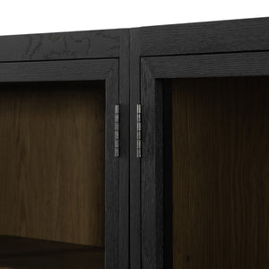 Millie Double Cabinet - Drifted Oak Veneer