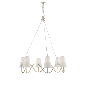 Kadir Chandelier In Silver Granello