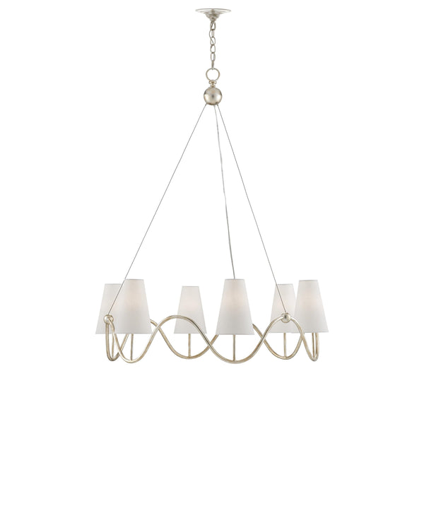 Kadir Chandelier In Silver Granello