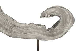 Creature Sculpture on Stand, Grey Stone