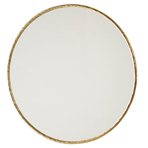 Antiqued Gold Edged Mirror