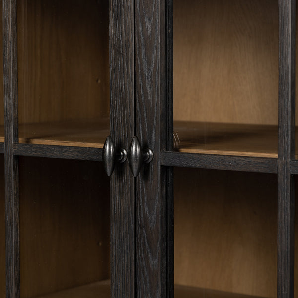 Palmer Cabinet in Charcoal Oak Veneer