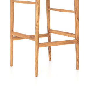 Muestra Bar Stool-Matte Sealed Teak