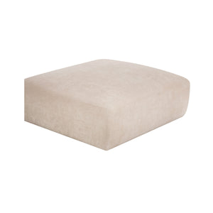 Moe's Matina Ottoman in Oatmeal Beige