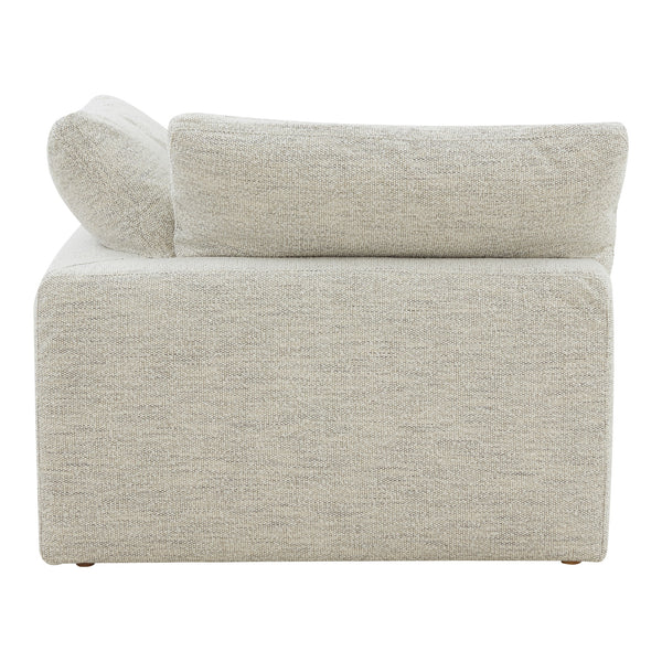 Clay Corner Chair in Coastside Sand Fabric